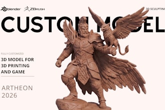sculpt high detail realistic miniatures for 3d printing