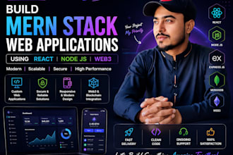 build mern stack web applications using react node js web3