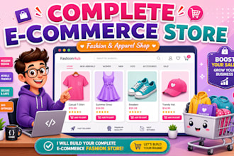 build a full fashion e commerce store that scales