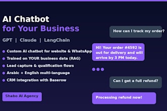 build an ai chatbot for your business