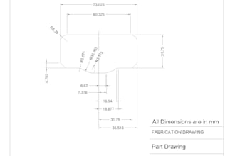 do professional auto cad fabrication drawings