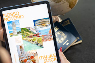 a travel itinerary for your trip