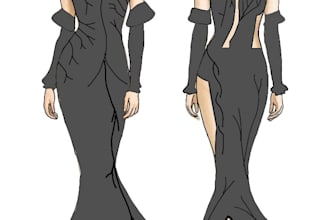 turn your ideas into fashion sketches