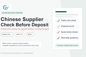 verify a chinese supplier before you pay a deposit