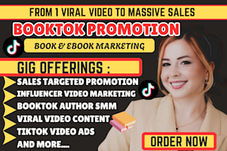 do booktok promotion book marketing influencer marketing tiktok shop booktok ads