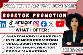do booktok promotion book marketing influencer promotion tiktok shop booktok ads
