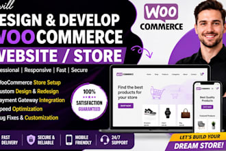 design woocommerce website, woocommerce store, fix woocommerce bugs, mysql