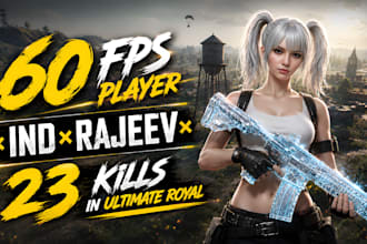 design eye catching gaming video youtube thumbnails