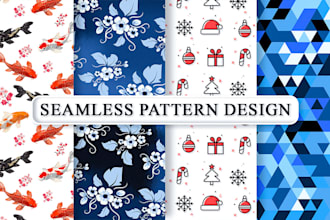 create vector seamless pattern