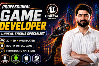 do unreal engine 5 game development for 3d 2d mobile pc game