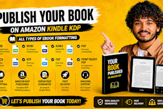 publish book on amazon kindle kdp, book formatting, amazon kdp book publishing