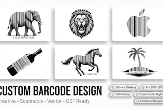 create custom barcode logo, barcode generate and scannable