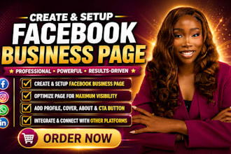 create and setup facebook business page