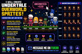 make you undertale or deltarune sprite