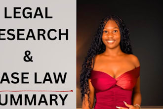 do legal research and case law summaries