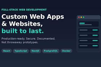 develop a full stack web app with react node and postgresql