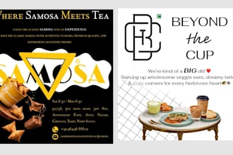 design professional, modern, and eye catching posters