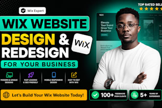 revamp wix website redesign, clone wix website design and redesign wix developer