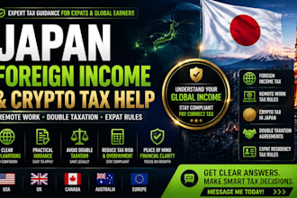 explain japan foreign income tax, remote work tax, crypto tax, double taxation