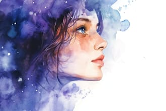 illustrate anything in watercolor style