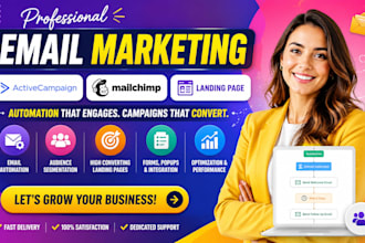 setup activecampaign automation email marketing mailchimp landing page