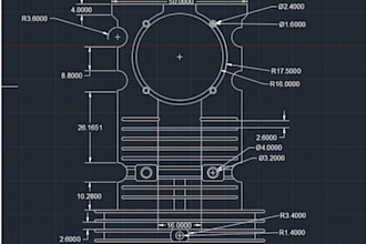 create professional autocad 2d drawings and mechanical drafting