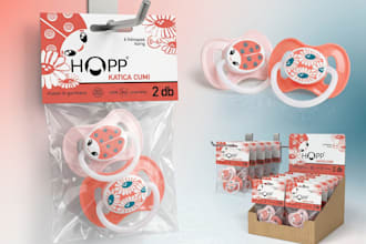 create modern product packaging with printready files