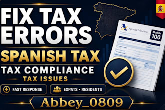 fix spanish tax filing errors resolve tax issues and compliance