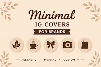 create elegant instagram highlight icons for your brand