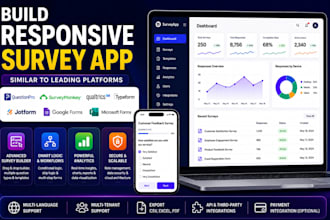 build responsive survey app like questionpro, surveymonkey, qualtrics, typeform
