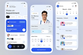 develop telemedicine mobile app telemedicine design doctor appointment app UI UX