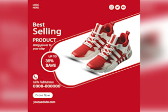 design eye catching social media banners and ads