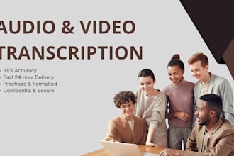 do audio transcription and flawless text editing