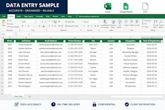be your reliable virtual assistant for data entry and admin tasks