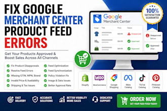 fix shopify product feed issues for google shopping