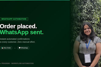 automate your whatsapp order confirmations using n8n
