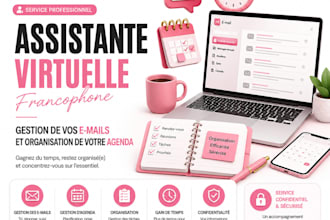 be your french virtual assistant for email and calendar management