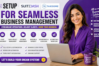setup suitedash taxdome for seamless business management