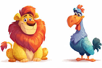 draw cute animal illustrations