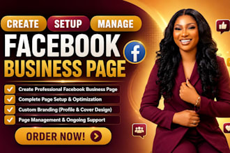 create and setup facebook business page professionally