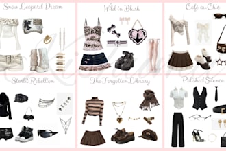 create aesthetic outfit ideas for your vibe or occasion