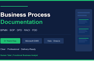 create business process documentation and bpmn