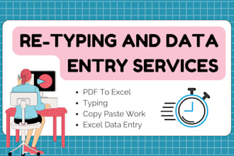 do any type of data entry in 4 hours