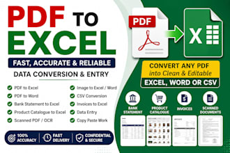 convert PDF to excel accurately