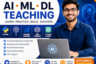 teach you artifical intelligence from begginer to advance