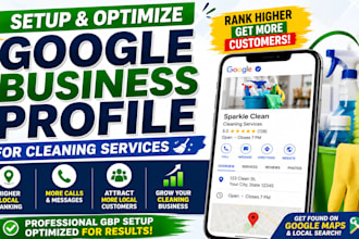 optimize your cleaning business gbp to get more local customers