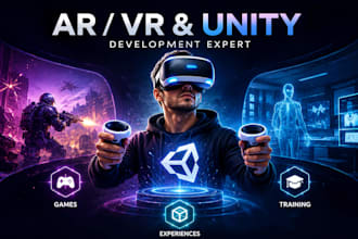 develop ar VR apps, unity games, and meta quest experiences