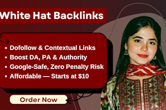 build white hat SEO backlinks with dofollow link building