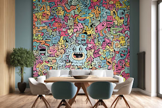 create custom graffiti art designs murals and wall arts