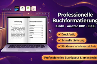 formatieren sie ihr deutsches buch ebook, taschenbuchformatierung fur amazon KDP